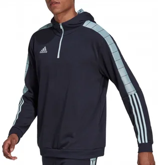 Худи мужское Adidas Hooded Sweatshirt Sportswear Tiro Black HC1302