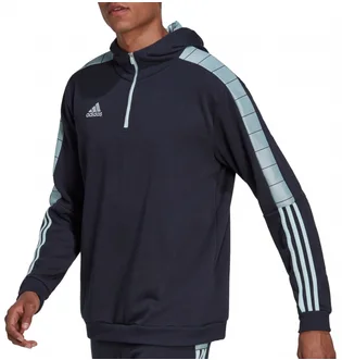 Худи мужское Adidas Hooded Sweatshirt Sportswear Tiro Black HC1302