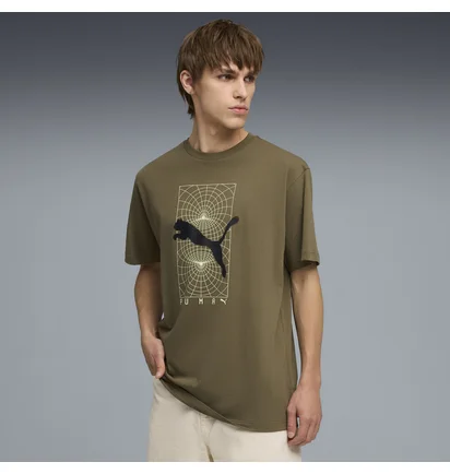 Футболка чоловіча Puma Tech Relaxed Olive 692233-81