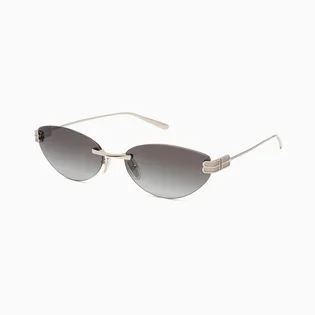 Сонцезахисні окуляри жіночі Balenciaga Metallic/Grey BB0486S-002-61