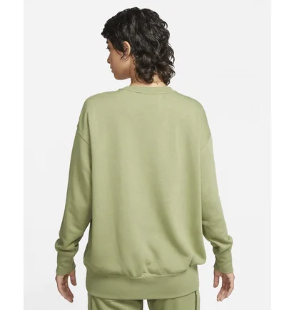 Свитшот женский Nike Air Fleece Crewneck Sweatshirt Olive Dq6567-334