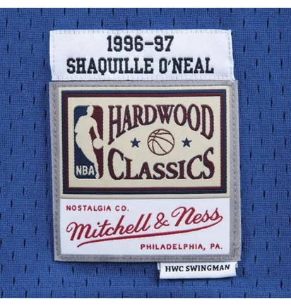 Майка чоловіча Mitchell & Ness Nba Swingman Jersey Los Angeles Lakers 1996-97 Shaquille ONeal Blue SMJYAC18013-LALROYA96SON