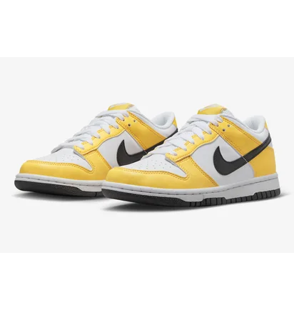 Кроссовки детские Nike Dunk Low Next Nature Gs Citron Pulse Yellow/White FN3807-800