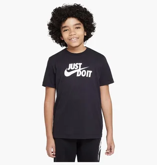 Футболка детская Nike Sportswear Big Kids T-Shirt Black HM5844-010