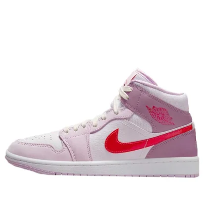 Кроссовки женские Air Jordan 1 Mid "Valentines Day" Pink Dr0174-500