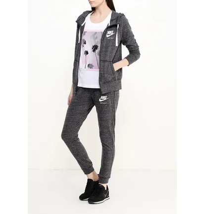 Толстовка жіноча Nike Gym Vntg Hoodie Fz Cyan 883729-060