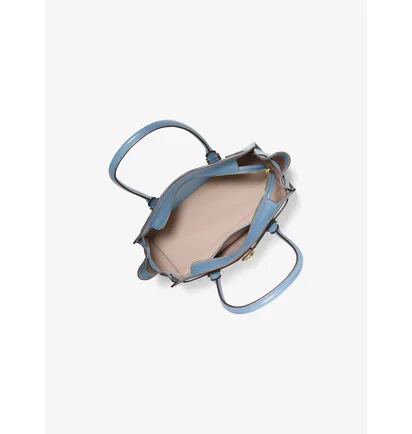 Сумка жіноча Michael Kors Hamilton Moderne Small Leather Satchel Blue 30F5GNXT0L-FRENCH-BLUE-126518