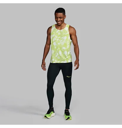 Майка мужская Saucony Endorphin Singlet Green SAM800382-SLS5
