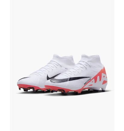 Бутсы унисекс Nike Mercurial Superfly 9 Academy Multi-Ground Soccer Cleats White/Orange DJ5625-600