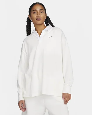 Кофта женская Nike Polo Sportswear Essential White FB8720-133