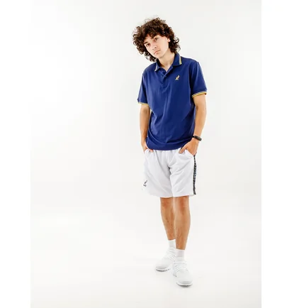 Поло мужское AUSTRALIAN Two-Stripes Polo Tech Pique R-Fit Blue LSUPO0006-842A
