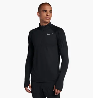 Кофта мужская Nike Element Dri Fit Half Zip Running Black CD8273-010
