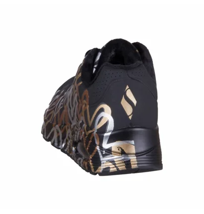 Кроссовки женские Skechers Metallic Love Black 155523-BKGD