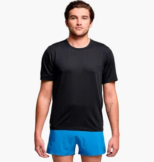 Футболка чоловіча Saucony Stopwatch Short Sleeve Black SAM800377-BK
