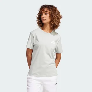 Футболка жіноча Adidas Lounge Verbiage Grey JN9073