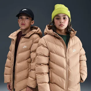 Куртка дитяча Nike K Nsw Tf Adp Puffer Mid Thigh Beige HJ2722-200