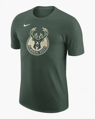 Футболка мужская Nike T-Shirt Nba Milwaukee Bucks Essential Green FJ0247-323