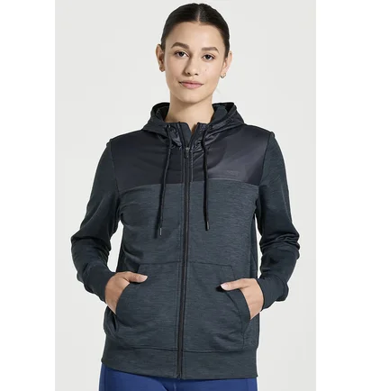 Куртка женская Saucony Solstice Zip Hoody Black 800391-BKH
