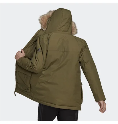 Парка чоловіча Adidas Utilitas Hooded Parka Olive GT1700