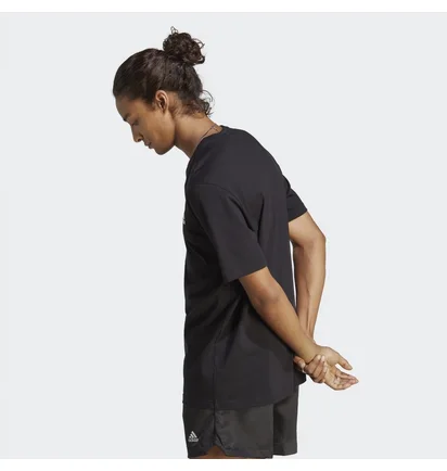 Футболка мужская Adidas Sportswear Essentials Single Jersey Embroidered Small Logo T-Shirt Black Ic9282