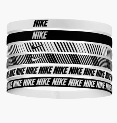 Повязка на голову Nike Flex Classic (6 шт) Black/White N.101.1930.189.OS