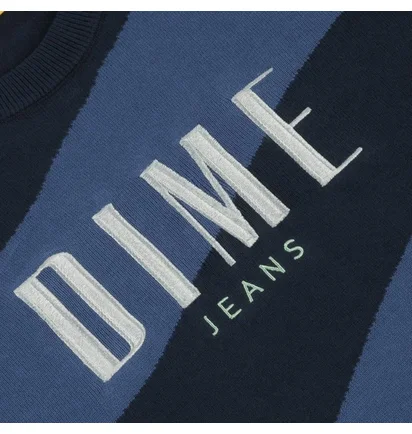 Кофта мужская Dime Wave Striped Blue/Black DIMESP4NVY