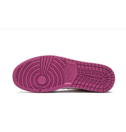 Кроссовки мужские Air Jordan 1 Mid White/Violet DC0350-100