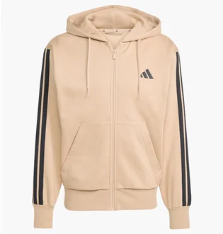 Толстовка мужская Adidas Essentials 3-Stripes Fleece Beige JX0745