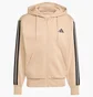 Толстовка мужская Adidas Essentials 3-Stripes Fleece Beige JX0745