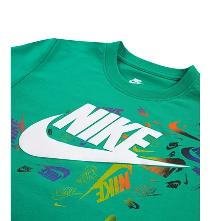Футболка детская Nike Club Revealed Green 86N210-E5D