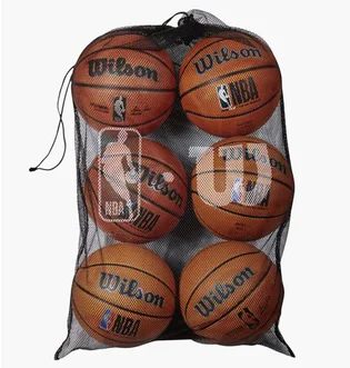 Сетка для мячей Wilson Nba 6 Ball Mesh Carry Bag Black WTBA70030