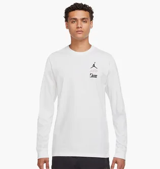 Свитшот мужской Air Jordan M J Flt Team Ls Crew White Dh8944-100