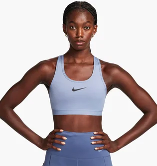 Топ жіночий Nike Swoosh High-Support Non-Padded Adjustable Sports Bra Light Blue DX6815-493
