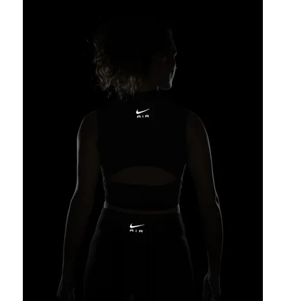 Топ жіночий Nike W Df Air Crop Tank Black DX0284-010
