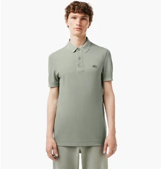 Поло чоловіче Lacoste Organic Cotton Natural Dye Polo Light Grey PH5603-51-K34