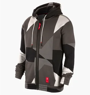 Толстовка мужская Nike Kyrie Irving Full Zip Hoodie Grey Bv9285-010