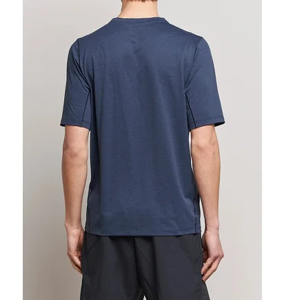 Футболка чоловіча Arc'teryx Cormac Crew Blue Х000007664-BLACK-SAPPHIRE-HEATHER