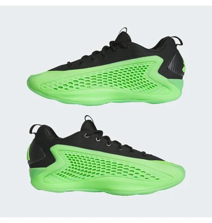 Кроссовки унисекс Adidas Anthony Edwards 1 Lucid Lime Low Basketball Shoes Green/Black JI4065