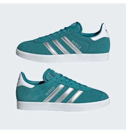 Кроссовки женские Adidas Gazelle Shoes Turquoise ID7004