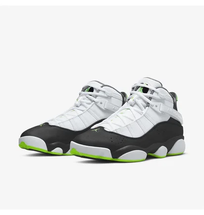 Кроссовки мужские Air Jordan 6 Rings White/Black 322992-130