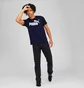 Футболка мужская Puma Essentials Logo Tee Blue 586449-06