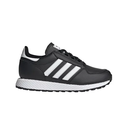 Кроссовки детские Adidas Forest Grove J Core Black White Eg8958