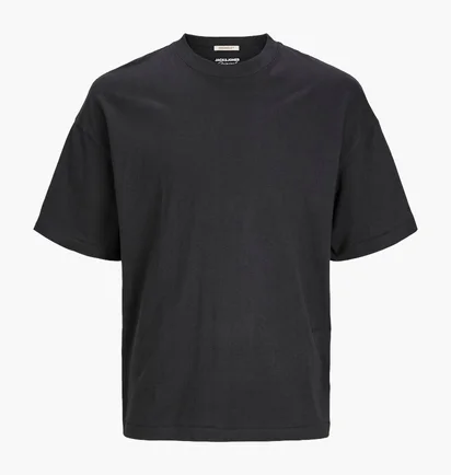 Футболка чоловіча Jack & Jones Jormilos Ss Sn Black 12256330-BLACK