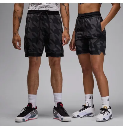 Шорты мужские Air Jordan Printed Diamond Black/Grey FV8616-010