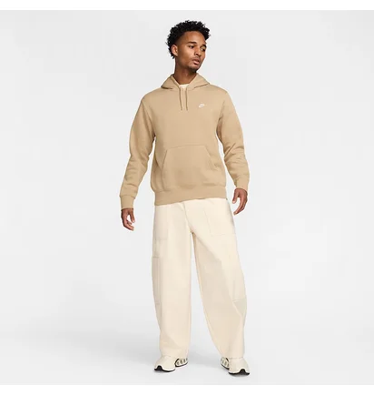 Худі чоловіче Nike M Nk Club Bb Po Beige FN3859-297