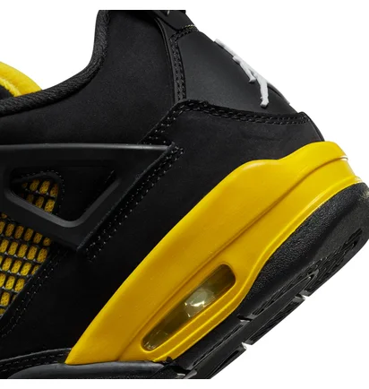 Кроссовки детские Air Jordan 4 Retro Thunder Gs Black 408452-017