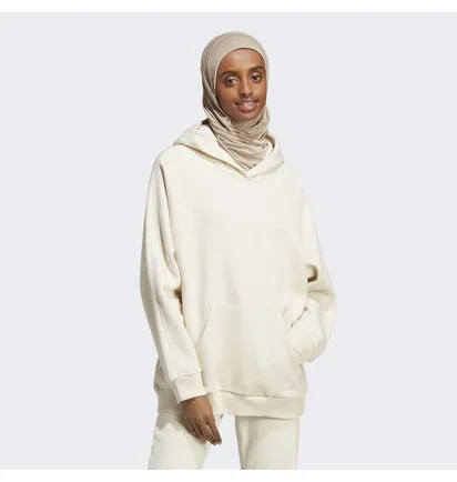 Худи женское Adidas All Szn Fleece Boyfriend Hoodie Beige Ic6432