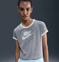 Футболка женская Nike Short-Sleeve Ringer Grey IF4072-063