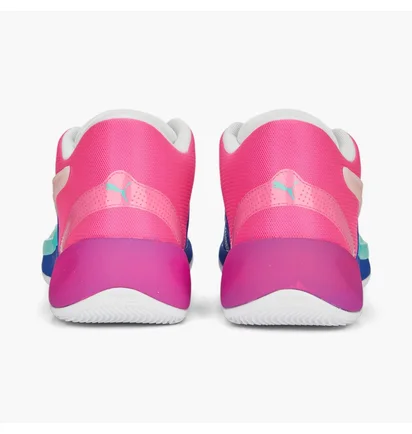 Кроссовки унисекс Puma Rise Nitro Fadeaway Basketball Shoes Blue/Pink 378278-01