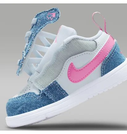 Кроссовки детские Air Jordan 1 Low Alt Se (Td) Grey/Blue HQ2002-400